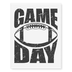 Game Day American Football Sports Lover Player Temporary Tattoos
