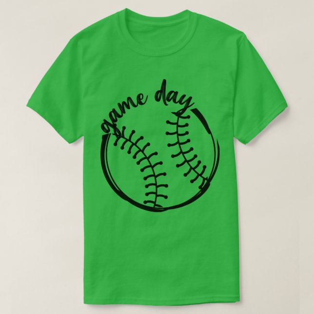 Game Day Baseball 2 T-Shirt (Design Front)