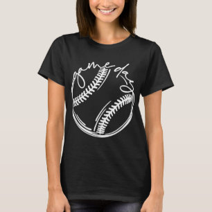 Game Day Baseball Baseball Life Softball Life for T-Shirt