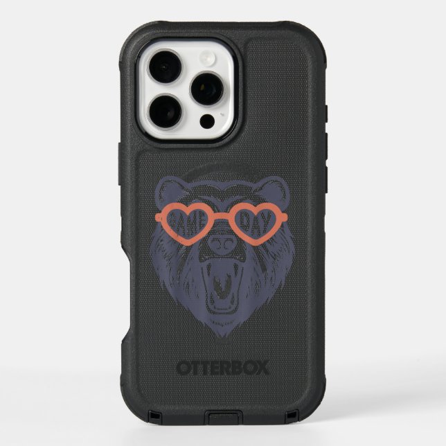 Game Day Bear  Otterbox iPhone Case (Back)