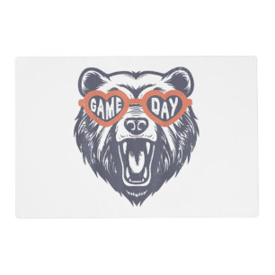 Game Day Bear Placemat