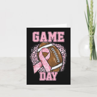 Game Day - Breast Cancer Awareness Pink Football M Card