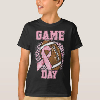 Game Day - Breast Cancer Awareness Pink Football M T-Shirt