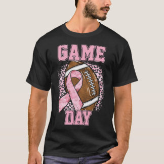Game Day - Breast Cancer Awareness Pink Football M T-Shirt