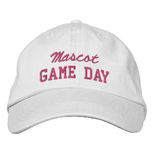 Game Day Custom Mascot or Team Name Embroidered Baseball Cap