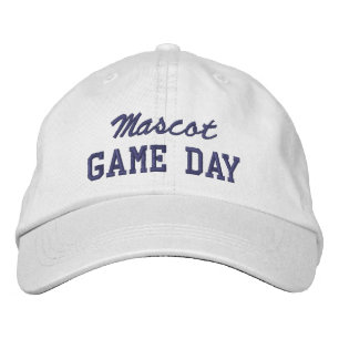 Game Day Custom Mascot or Team Name Embroidered Baseball Cap