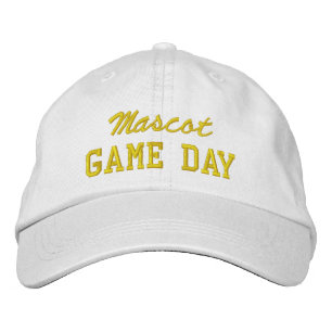 Game Day Custom Mascot or Team Name Embroidered Baseball Cap