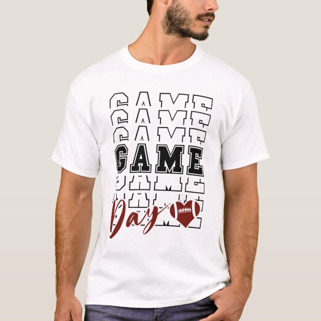 Game Day Customizable Football Shirt (Front)