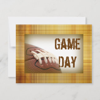 Game Day Football Invites
