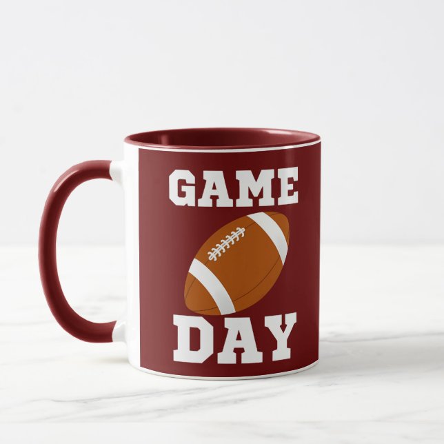 Game day football  mug (Left)