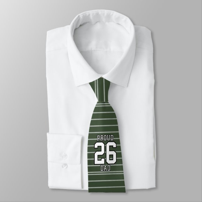 Game Day Football Neck Tie (Tied)