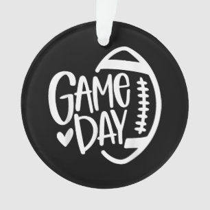 Game Day Football Season Funny Men Women Team Spor Ornament