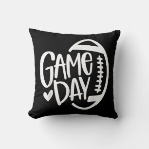 Game Day Football Season Funny Men Women Team Spor Throw Pillow