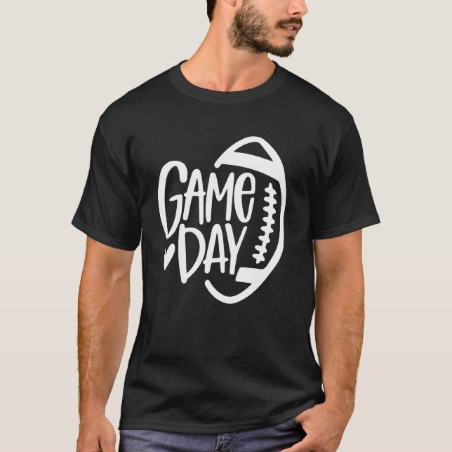 Game Day Football Season  Sports Men Women 5 T-Shirt (Front)