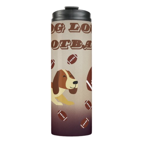 Game Day Football Sport Fans  Thermal Tumbler