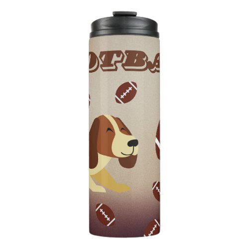 Game Day Football Sport Fans  Thermal Tumbler
