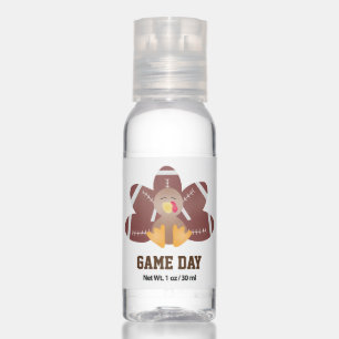 Game Day Football Turkey Feathers Brown Hand Sanitizer