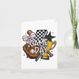 Game Day Mama Bysebyll Mom For Women Girl Kid  Card