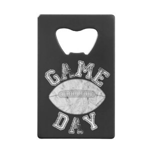 Game Day Screwball Graphics Credit Card Bottle Opener