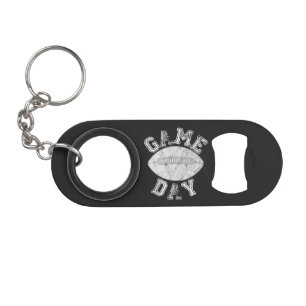 Game Day Screwball Graphics Keychain Bottle Opener
