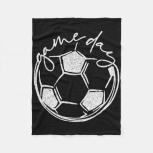 Game Day Soccer Byll Sports Men Women Kids Gifts Fleece Blanket