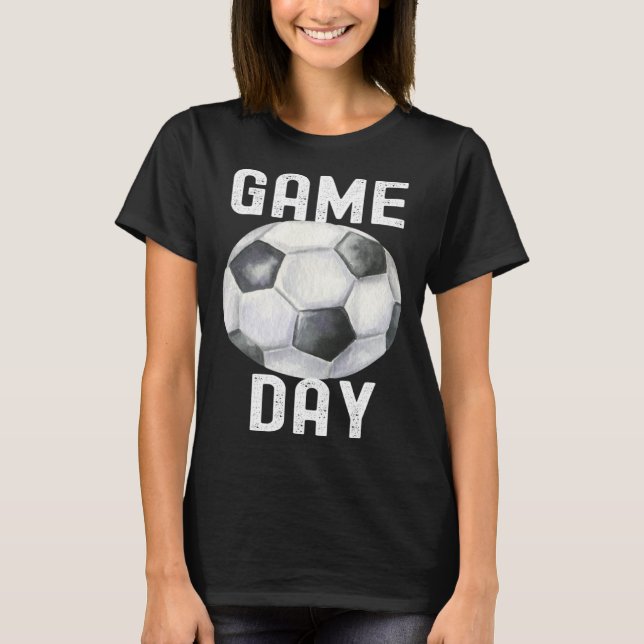 Game Day Soccer Football  Quotes Costume Family T-Shirt (Front)
