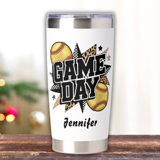 Game Day Softball Mom Insulated Tumbler