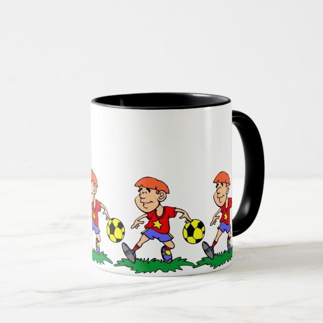 Game Day Spirit: Football Fans Mug (Front Right)