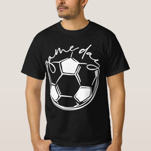 Game Day  Sports Paren Soccer Mom  T_Shirt