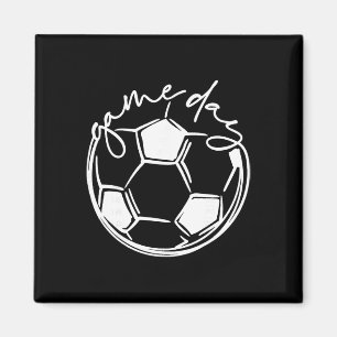 Game Day Sports Parent Soccer Mom Magnet