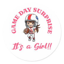 Game Day Surprise for Football Lovers Its a Girl