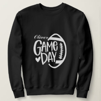 Game Day Sweatshirts Womens With Kids Name