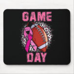Game Day Tackle Cancer Footbyll Pink Breast Cancer Mouse Pad