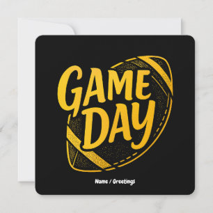 Game Day Thanksgiving Football Season Design Perfe Invitation