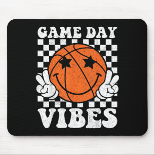 Game Day Vibes Retro Basball Lover Boys Girls Kids Mouse Pad