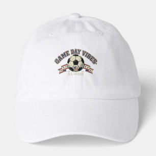 Game Day Vibes US Soccer Retro Fan Hat