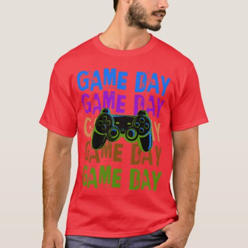 Game day video games T_Shirt