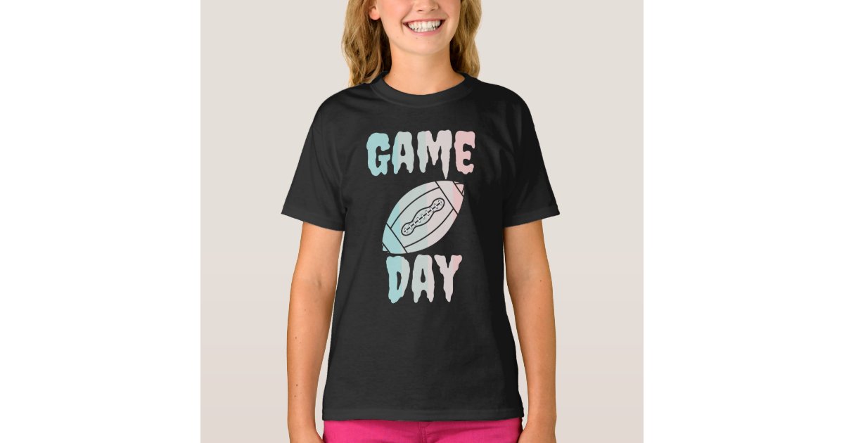 Football Game Day Vibes Funny Sayings Men Women Kids Boys T-Shirt