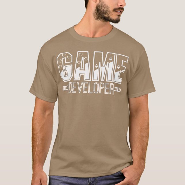 Game Developer Programmer Coder Gameplay Coding gi T-Shirt (Front)