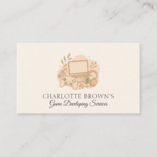 Game Developer Video Game Programming Game Design Business Card