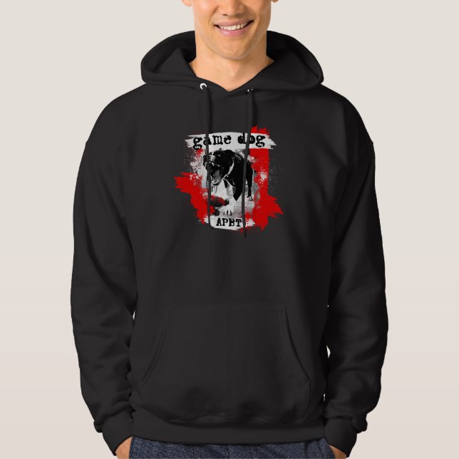Game Dog Apbt American Pitbull Terrier White Editi Hoodie (Front)
