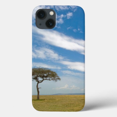 Game drive vehicle on open African plains iPhone 13 Case