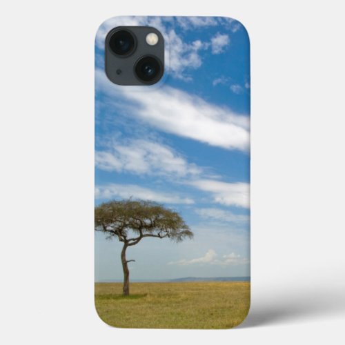 Game drive vehicle on open African plains iPhone 13 Case