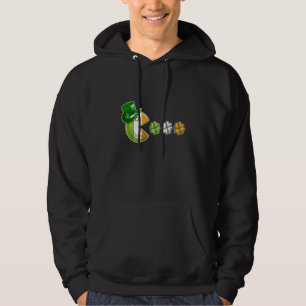 Game Eating Shamrock C St Patrick's Day C Leafs Hoodie