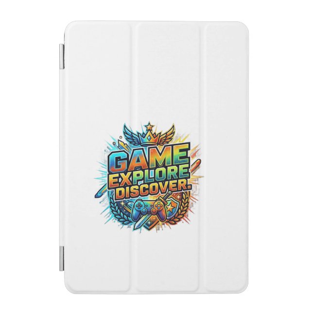 Game, Explore, Discover iPad Mini Cover (Front)