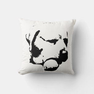 Game Face, Happy Heart Throw Pillow