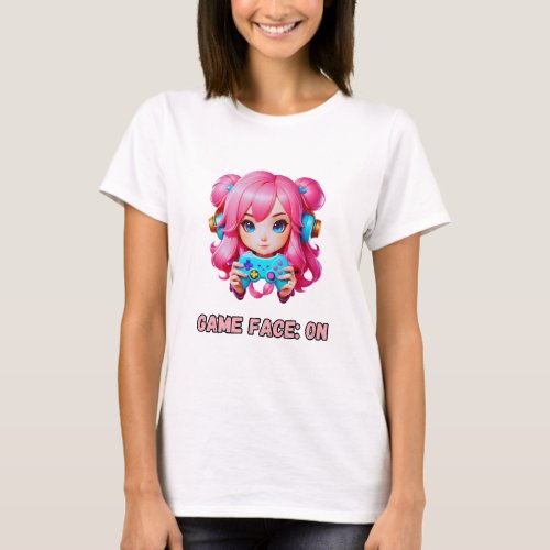 Game Face On  unisex  Gaming t_shirt