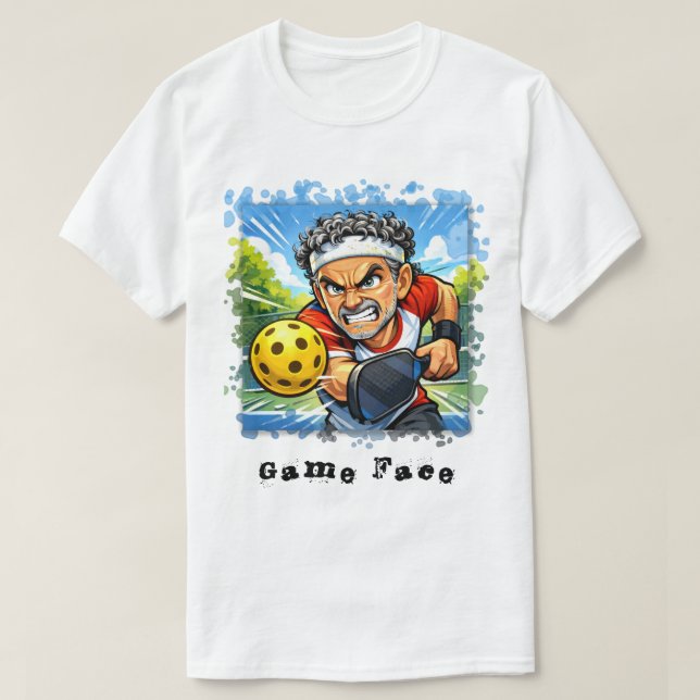 Game Face Pickleball T-shirt (Design Front)