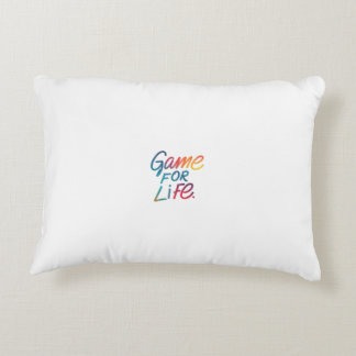 Game for Life Accent Pillow
