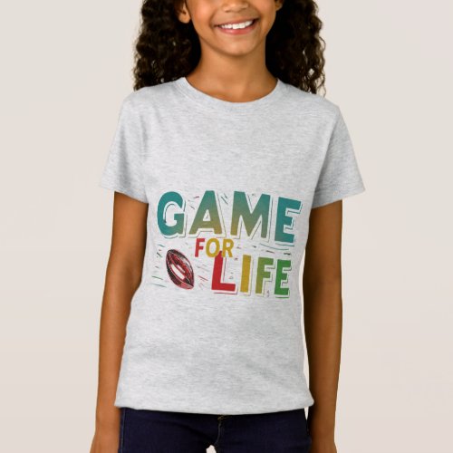 Game for Life Gamers Lifestyle T_Shirt